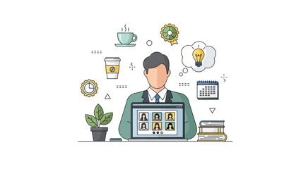 Business Team Analyzing Data and Financial Growth Metrics