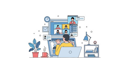 Business Team Analyzing Data and Financial Growth Metrics