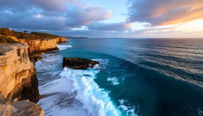 Dramatic Coastal Cliff Landscape