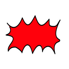 Speech balloons in comics and manga.