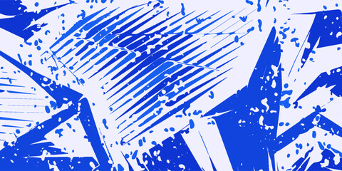 white and blue color pattern gradient grunge texture background. Dots pop art comics sport style vector illustration