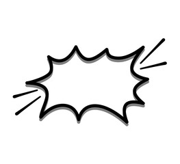 Hand Drawn Speech Balloons, Frame Set, Shout Balloons, Pop Design, Comics