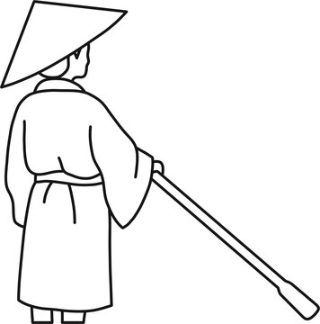뱃사공 흑백