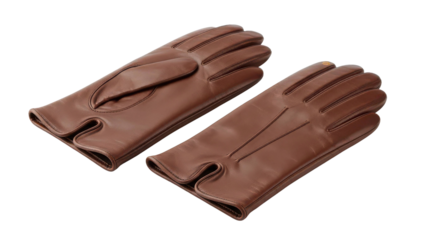 Brown Leather Driving Gloves