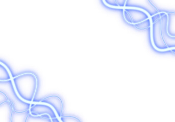 glow lines flow shapes  frame