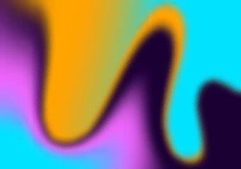 abstract yellow purple and blue grunge gradient shapes background illustration	