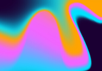 abstract yellow purple and blue grunge gradient shapes background illustration	