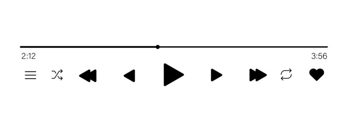 playlist icon vector illustration. video play icon vector illustration 