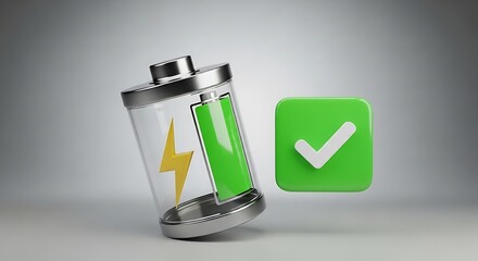 battery charger isolated on white background 3D icon