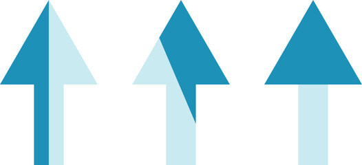 Up arrows, thick arrows, business arrows	