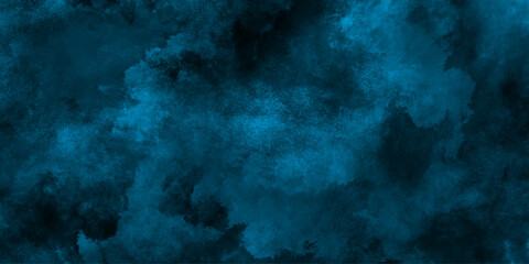 abstract cloud and vapor texture background. Black and blue smoke aquarelle smudge illustration smooth grungy smokey light pastel colors ink glow. Teal color powder explosion	