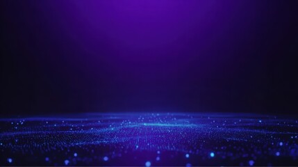 Purple luminous space backdrop for metaverse and digital realm concepts, perfect for NFT project websites, gaming environment art, or innovative tech branding.