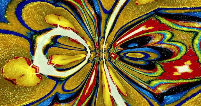 Sfondo astratto multicolore con movimento e animazione 
