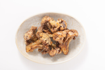 スティックカリフラワー　唐揚げ