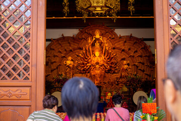 chinese new year of Dafo Temple Guangzhpu