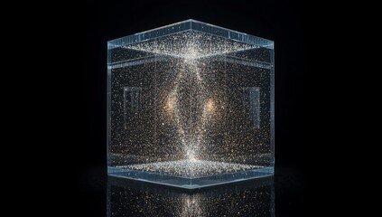 abstract 3d rendered blue background