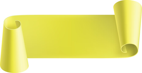 blank yellow note paper