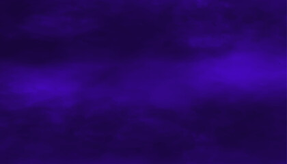 Deep indigo abstract background with soft violet smoke and atmospheric lighting. Mysterious dark purple nebula texture with ethereal glowing mist effects. © MD