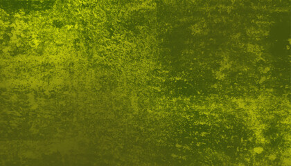 Abstract olive green and yellow mottled fabric surface. Close-up of dark green crushed velvet material.
