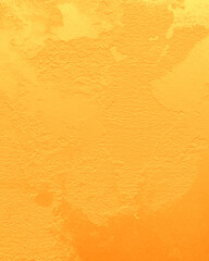Orange wall with cracks and peeling paint.
