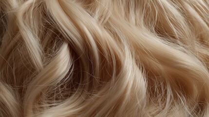 Naklejka premium A close up of a person's blonde hair with a lot of texture