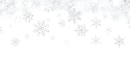 Snowflakes Falling, Serene Landscape, Nature Scene, Tranquil Environment, Soft Light, Peaceful Concept