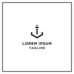 Obraz premium iv monogram logo