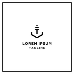 Obraz premium tv monogram logo