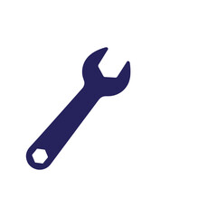 Adjustable spanner tool icon