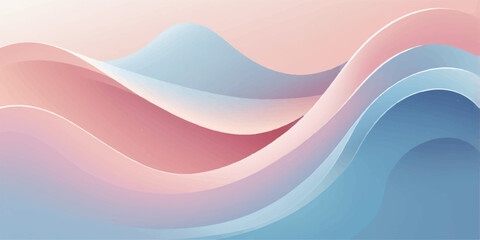Smooth flowing gradients in soft colors evoke tranquility and creativity for professional digital art. © RazuAhmed