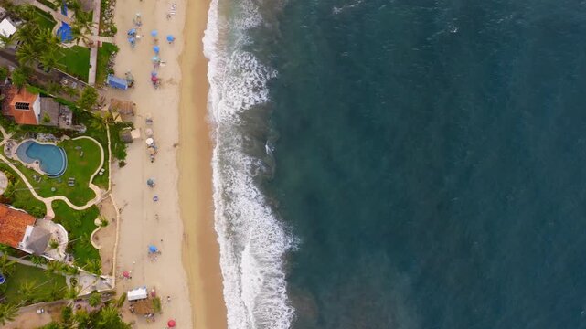 Birdseye View of Beachfront Hotel