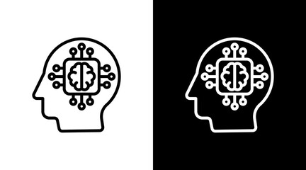 Artificial Intelligence With Icon Set Design