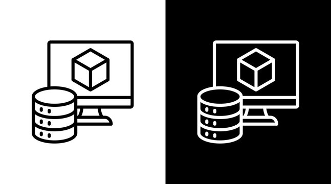 Virtual Machine With Icon Set Design