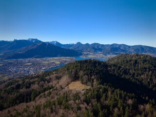 mountain landscape with blue sky