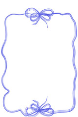 Watercolor wedding doodle frame set, elegant minimal wavy border, hand drawn whimsical invitation. Trendy anniversary vintage decoration, retro holiday curly postcard decor. Victorian doodle frame kit