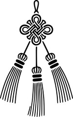 Traditional Korean Norigae Tassel Ornament