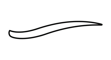 Simple black line drawing on white background
