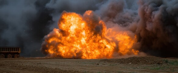 Controlled blast effects produce intense realistic battlefield scenarios during rigorous training exercises