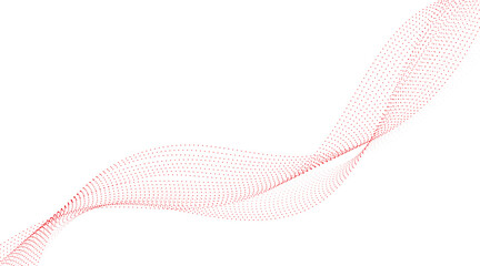Fototapeta premium Subtle Flowing Wavy Lines on a White Background