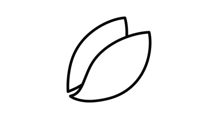 Simple leaf illustration