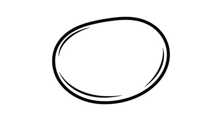 Simple black circle on white background