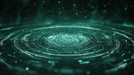 Teal ripples background