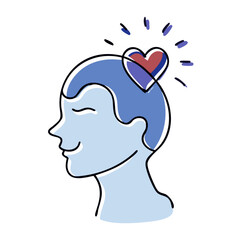 A vector icon of about wellness well-being