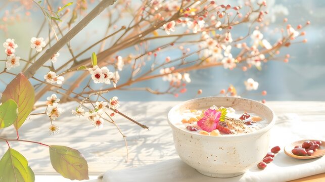 Traditional Chinese festival cuisine Laba porridge