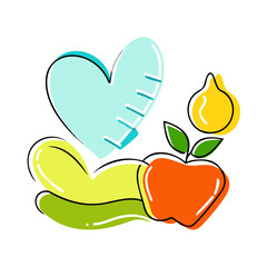 A vector icon of about wellness well-being
