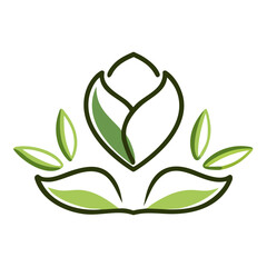 A vector icon of about wellness well-being