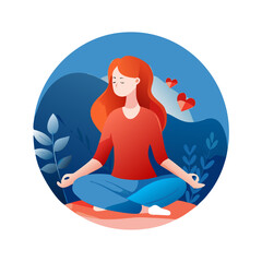 A vector icon of about wellness well-being