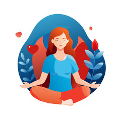 A vector icon of about wellness well-being