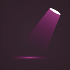 Studio Spotlight Lighting Effect on Dark Background