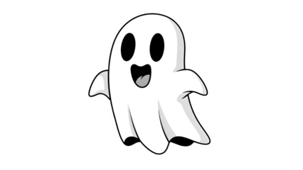 halloween ghost vector